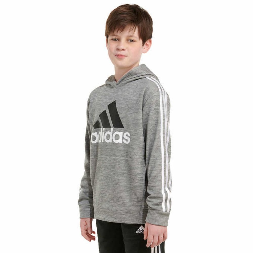 adidas Youth Fleece Hoodie - Picture 3 of 5